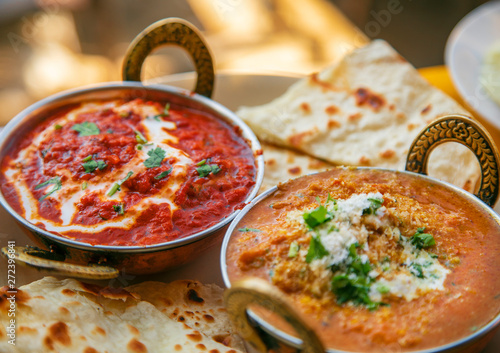 Foto Delicious Indian food shahi paneer and butter masala paneer