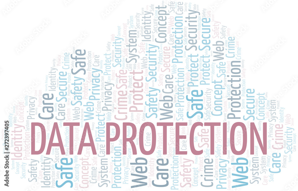 Data Protection word cloud. Wordcloud made with text only. Data Protection word cloud. Wordcloud made with text only.