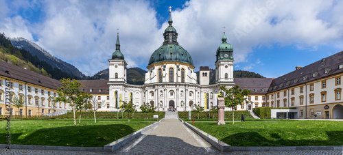 Bild auf Leinwand Kloster Ettal