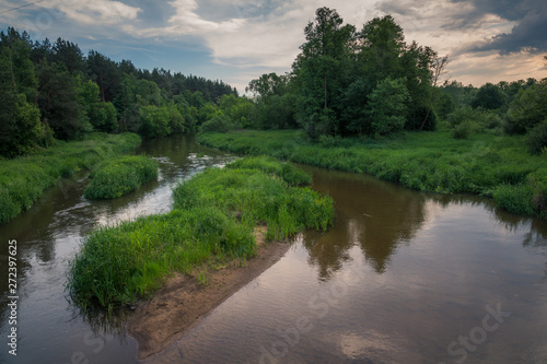 Radomka river near Glowaczoe, Masovie, Poland