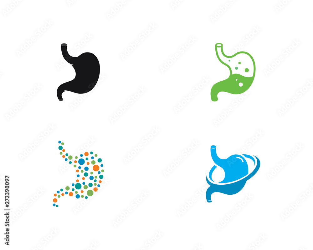 Fototapeta premium stomach care icon designs concept vector illustration design 