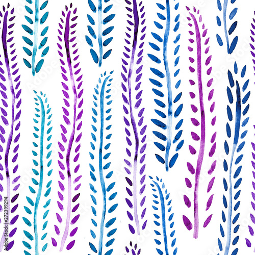seamless watercolor floral pattern or textile 