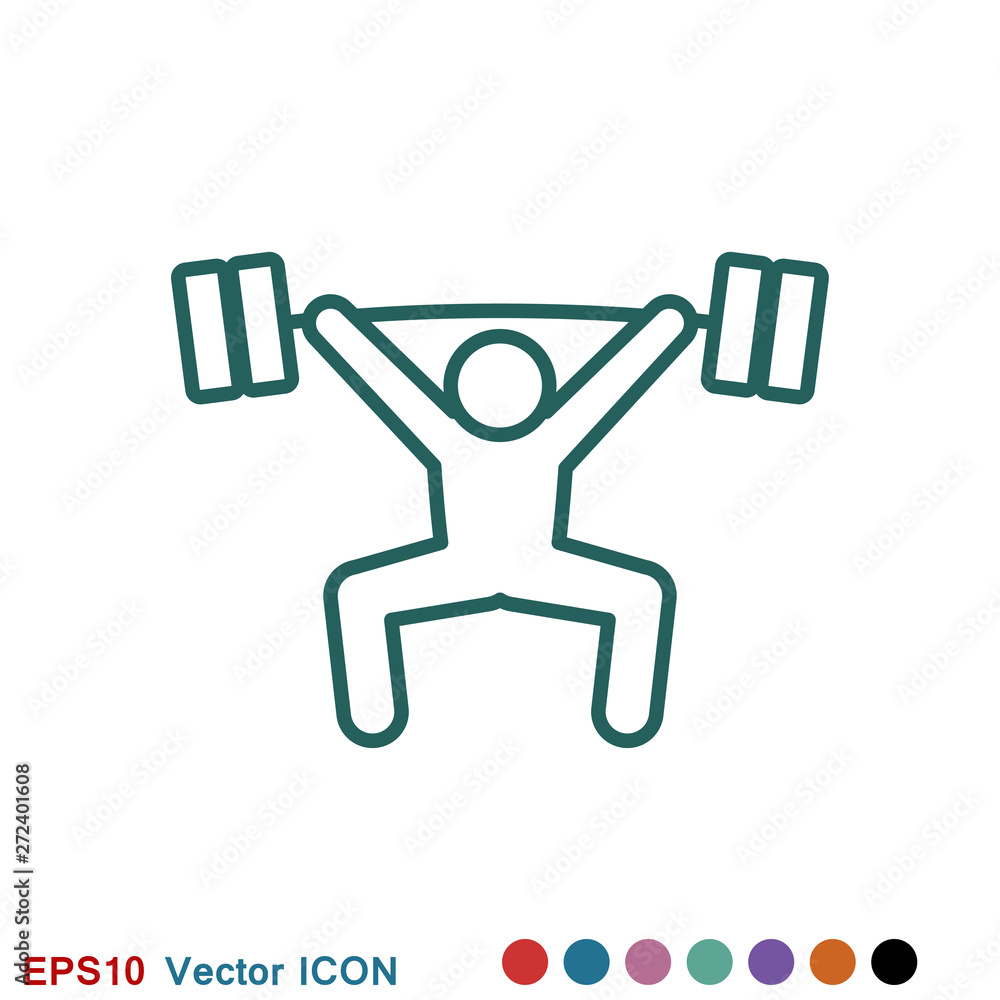 Athlete icon isolated on background vector illustration Athlete icon isolated on background vector illustration