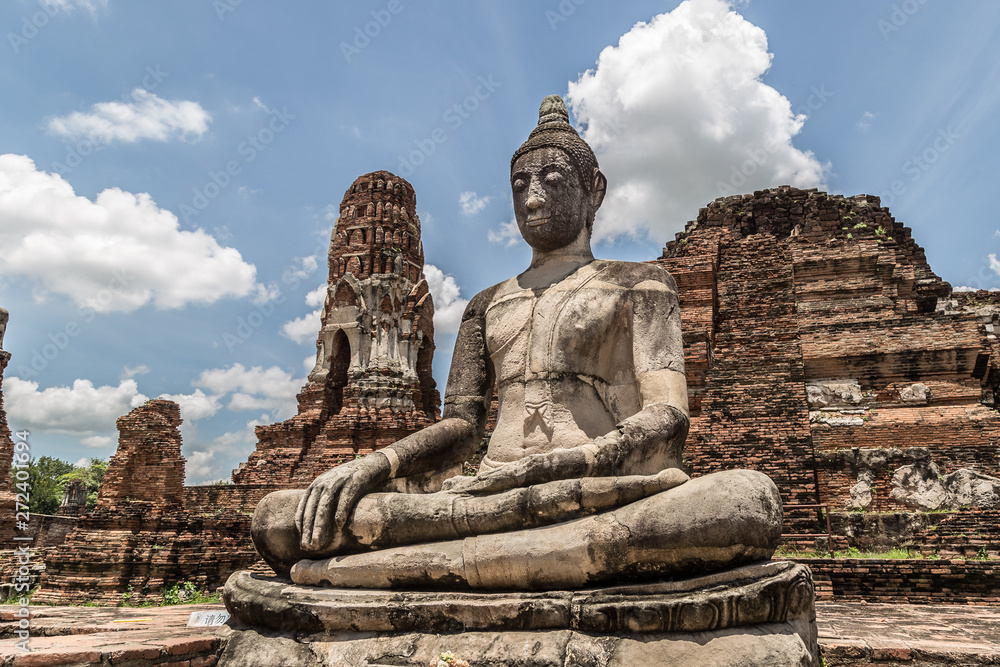 Buddha, Ayutthaya Historical Park in Thailand Buddha, Ayutthaya Historical Park in Thailand