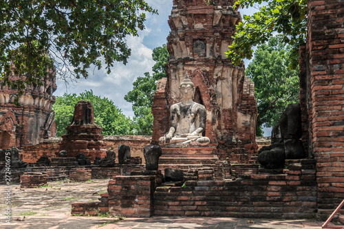 Buddha, Ayutthaya Historical Park in Thailand