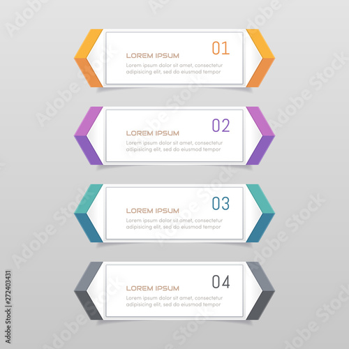 Sticker label colorful set