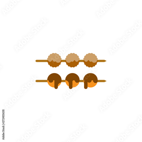 Meat ball icon. Element of color international food icon. Premium quality graphic design icon. Signs and symbols collection icon
