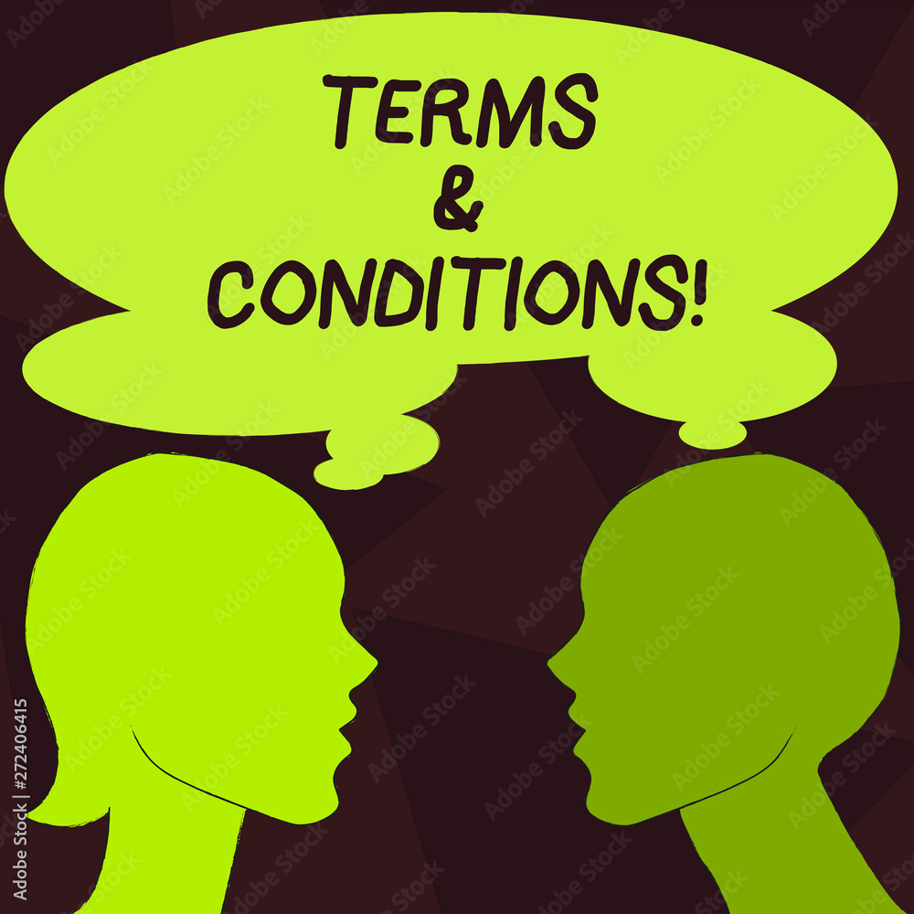 Handwriting text Terms And Conditions. Conceptual photo Legal Law Agreement Disclaimer Restrictions Settlement