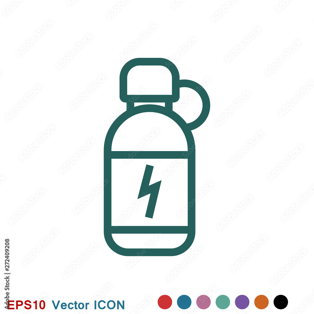 Bottle vector icon, for mobile and web design. Drink Bottle vector graphics Bottle vector icon, for mobile and web design. Drink Bottle vector graphics