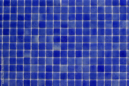 Blue square tiles pattern