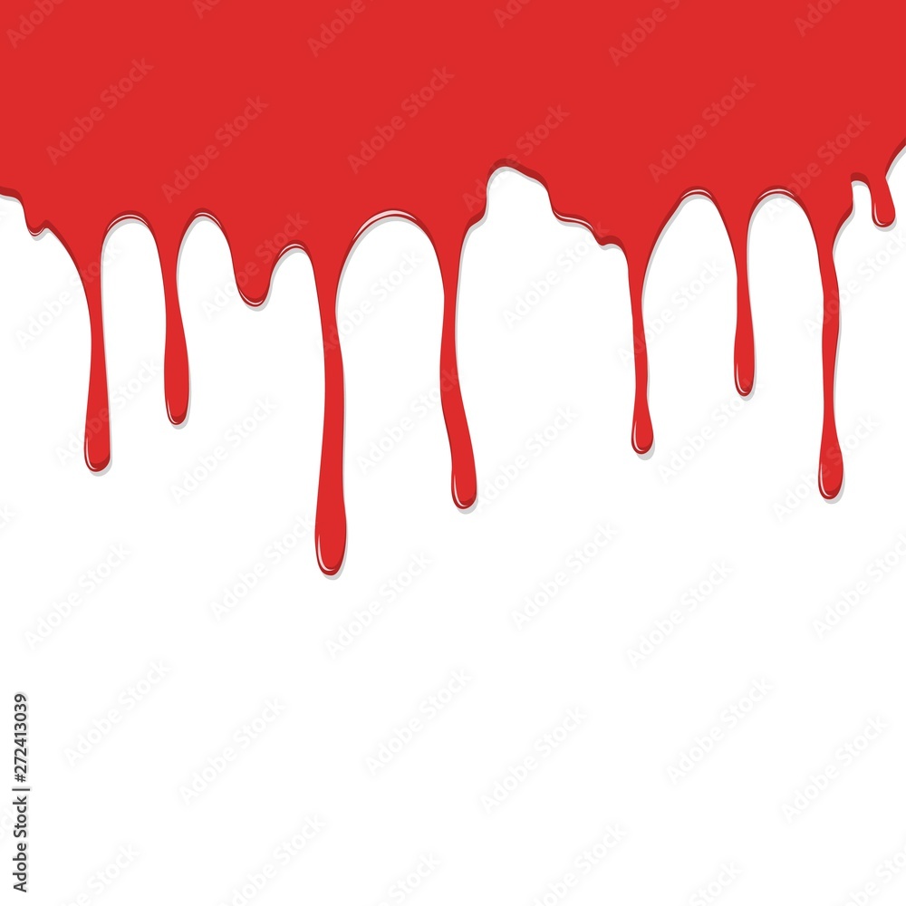 Red Paint Dripping