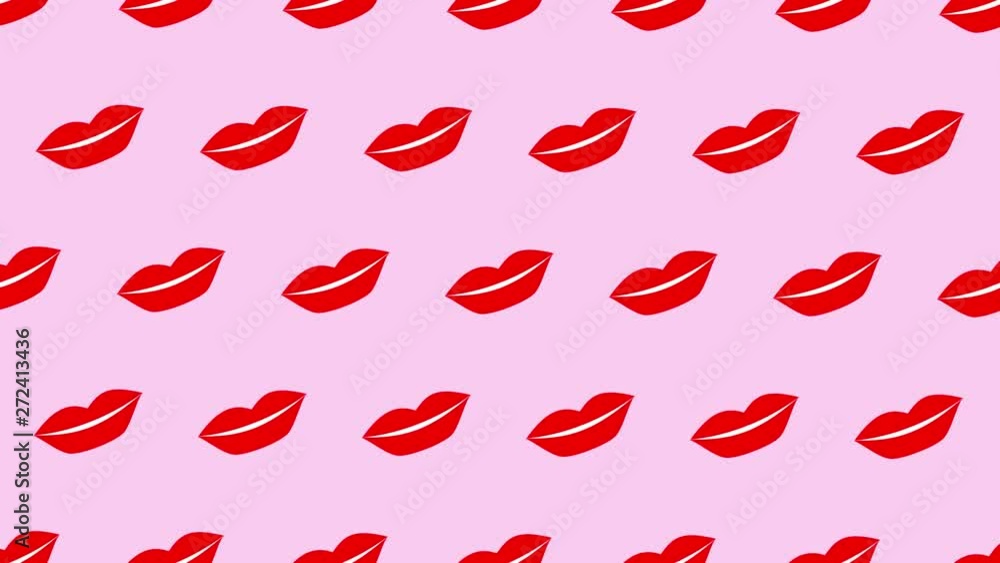 Animated pattern moving girl concept Animated pattern moving girl concept
