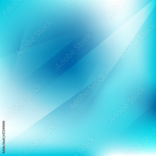Bright smooth blue gradient abstract vector background