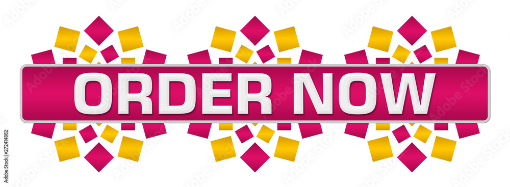 Order Now Pink Golden Circular Box Horizontal Order Now Pink Golden Circular Box Horizontal