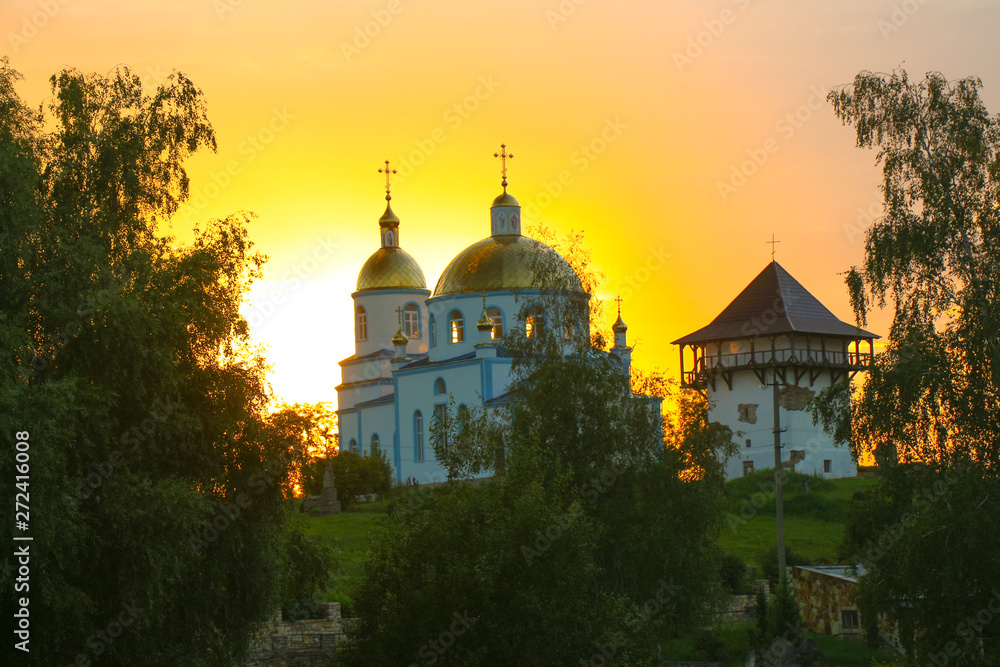 church on the hill in Ukraine Vinnitsa Busha