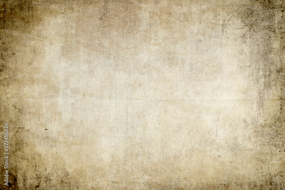 Old crumpled paper background or texture