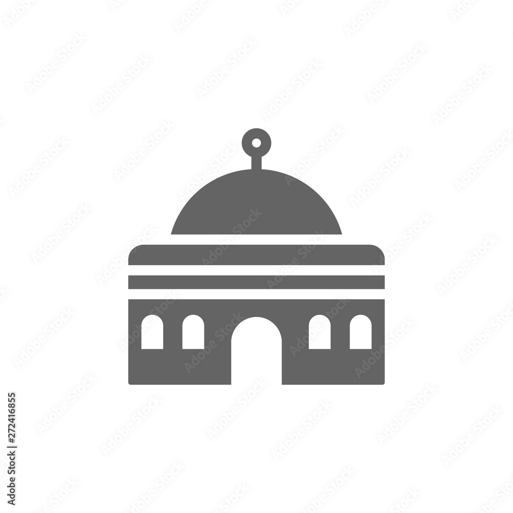 Mosque icon. Element of World religiosity icon. Premium quality graphic design icon. Signs and symbols collection icon