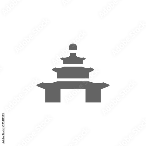 Pagoda icon. Element of World religiosity icon. Premium quality graphic design icon. Signs and symbols collection icon