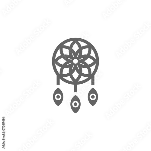 Dreamcatcher icon. Element of World religiosity icon. Premium quality graphic design icon. Signs and symbols collection icon