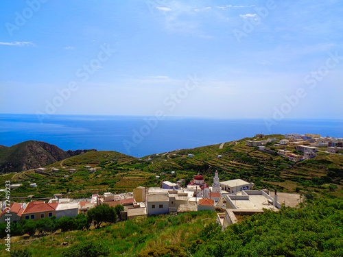 view to a small village in greece in the bay © Stefan