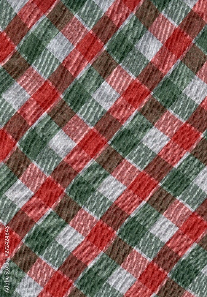 Vichy vert et rouge pour fond. Vichy vert et rouge pour fond.