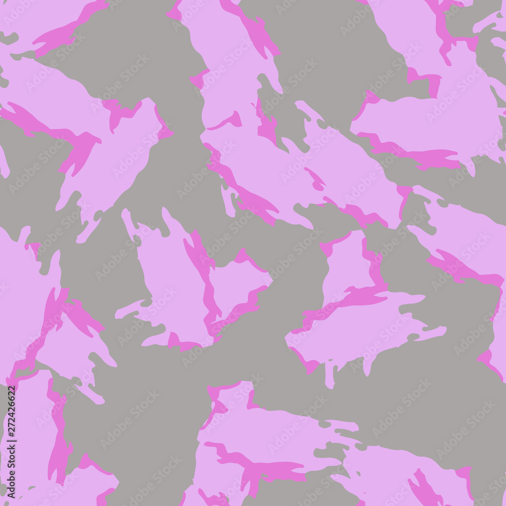 UFO camouflage of various shades of grey and pink colors UFO camouflage of various shades of grey and pink colors