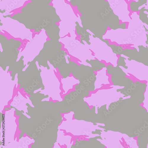 UFO camouflage of various shades of grey and pink colors