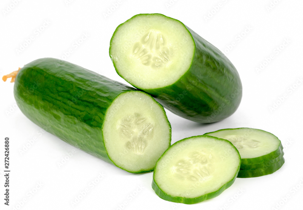 Cucumber isolated on whitebackground Cucumber isolated on whitebackground