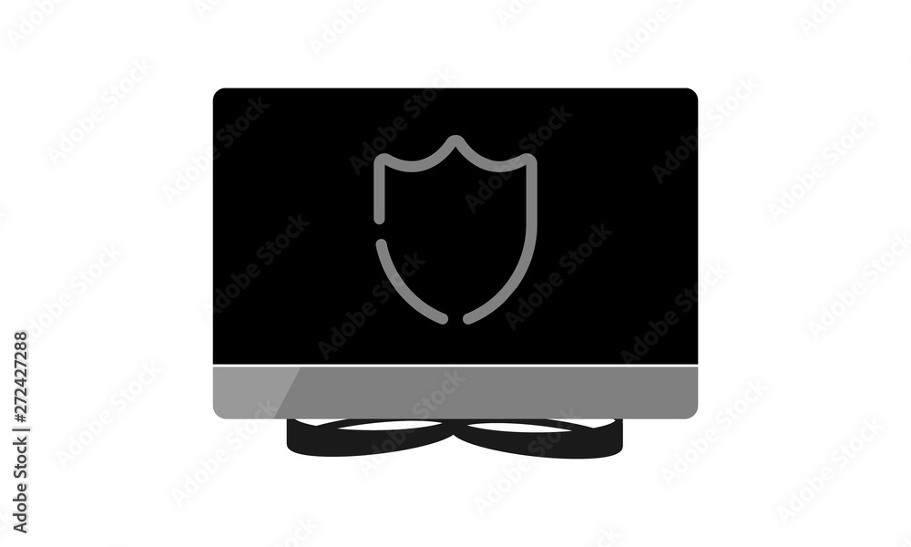 Protect desktop icon for security and data protection Protect desktop icon for security and data protection