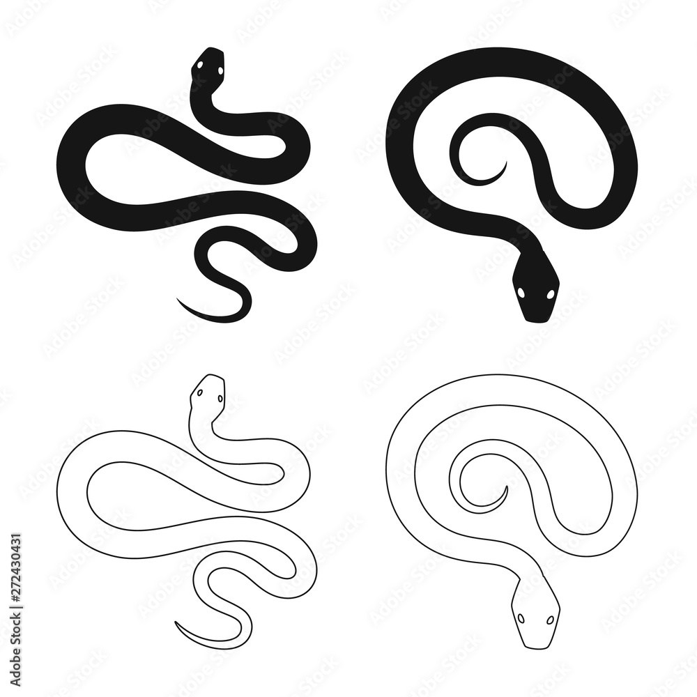 Vector illustration of mammal and danger logo. Set of mammal and medicine stock symbol for web. Vector illustration of mammal and danger logo. Set of mammal and medicine stock symbol for web.