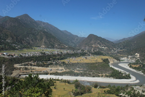 Deep Valley in India 