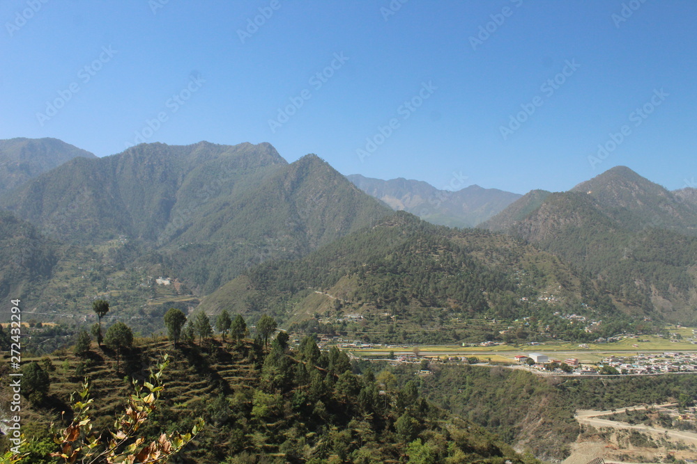 Naklejka premium Deep Valley in India 