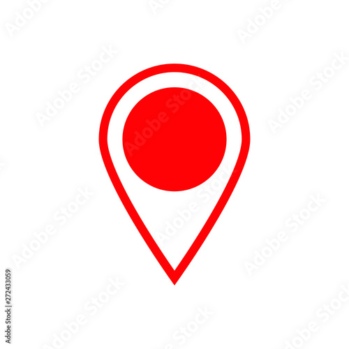 Red maps pin. Location map icon. Location pin. Pin icon vector. Free Download Red maps pin. Location map icon. Location pin. Pin icon vector. - GFXLoad