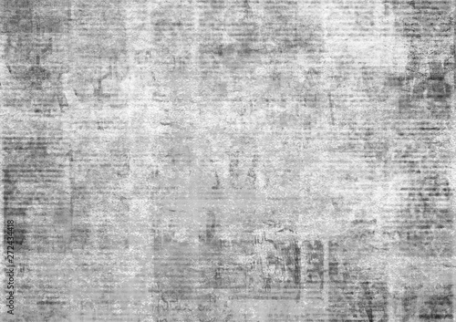 Old vintage grunge newspaper paper texture background.