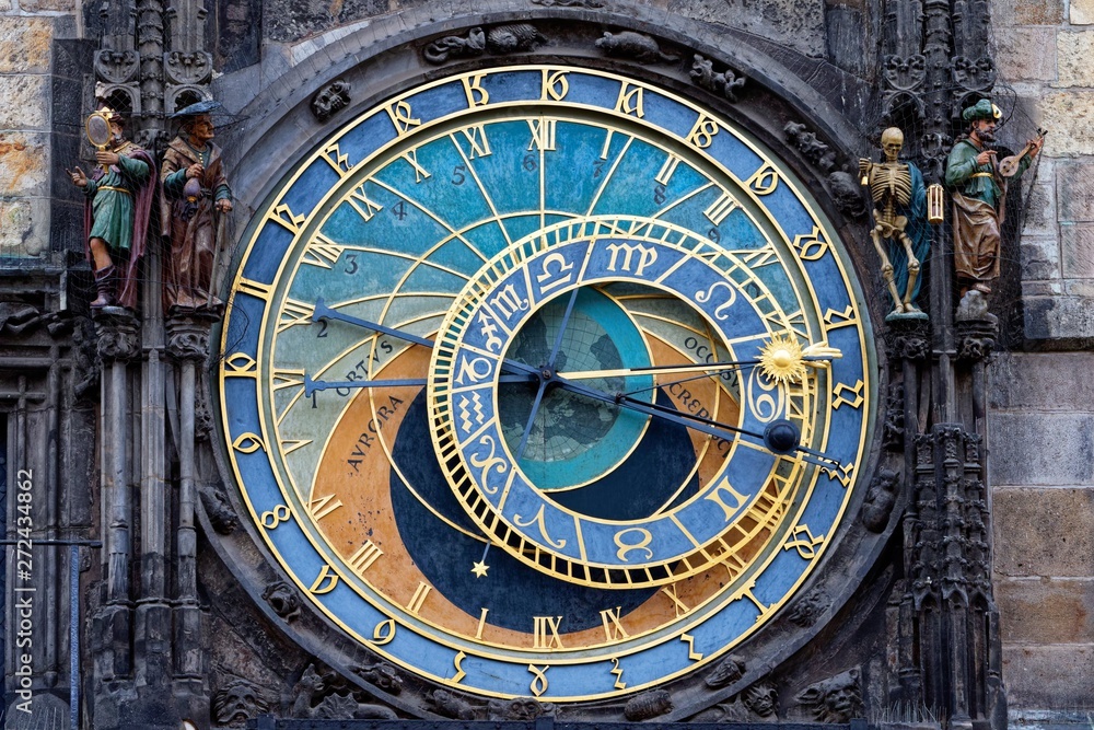 Horloge astronomique de Prague - détail