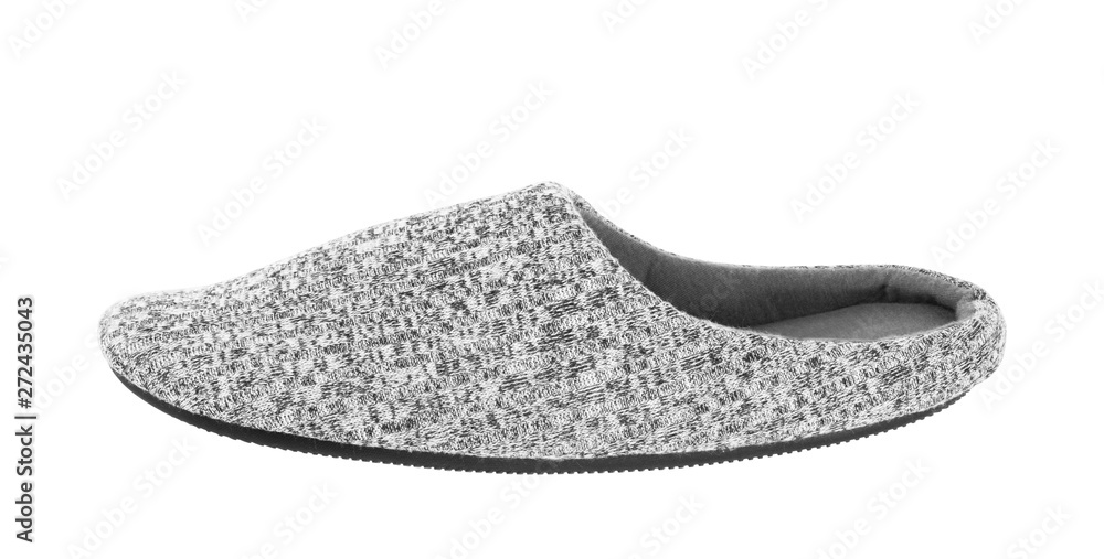 Men's slippers on a white background Men's slippers on a white background