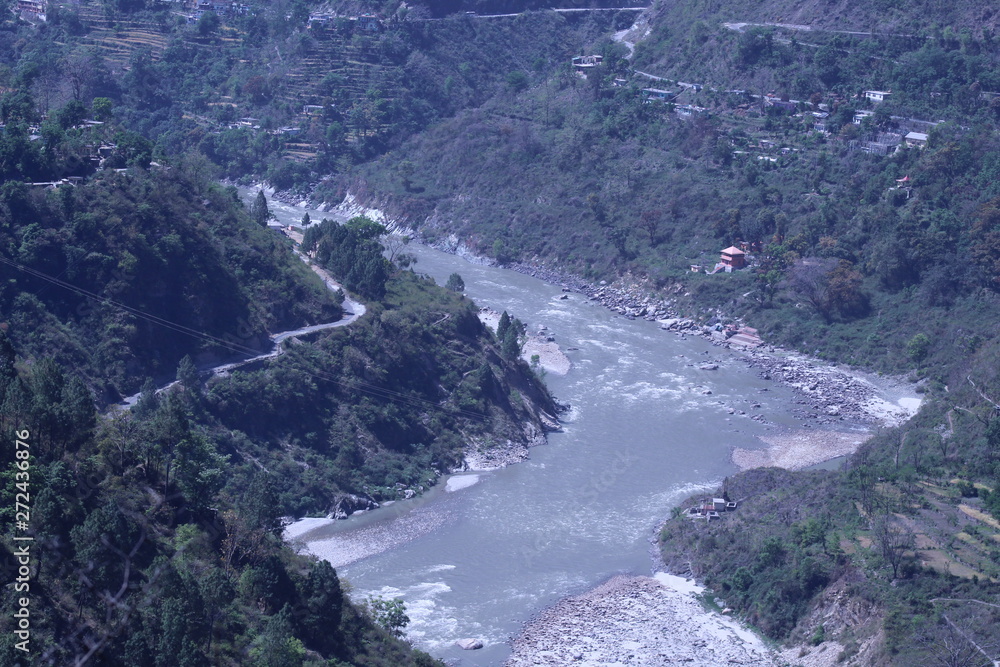 Valley in Himalaya 