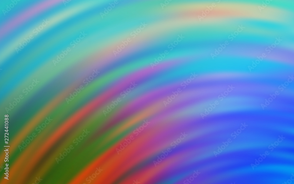 Light Blue, Yellow vector pattern with curved lines. Light Blue, Yellow vector pattern with curved lines.