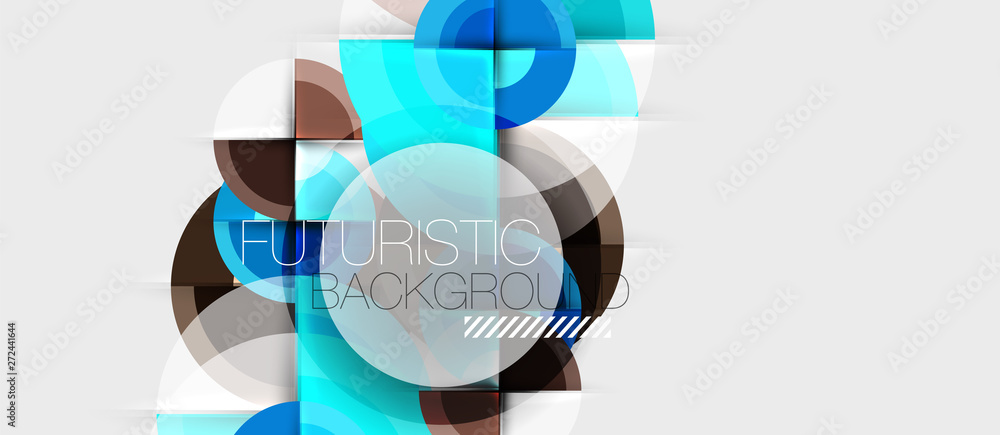 Geometric design abstract background - circles Geometric design abstract background - circles