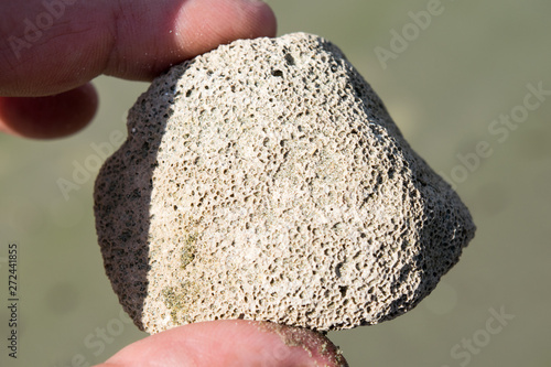 Ação do mar nas pedras