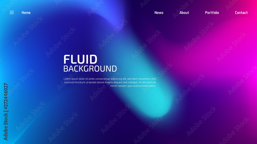 custom made wallpaper toronto digitalTrendy summer fluid gradient background, colorful abstract liquid 3d shapes. Futuristic design wallpaper for banner, poster, cover, flyer, presentation, advertising, landing page