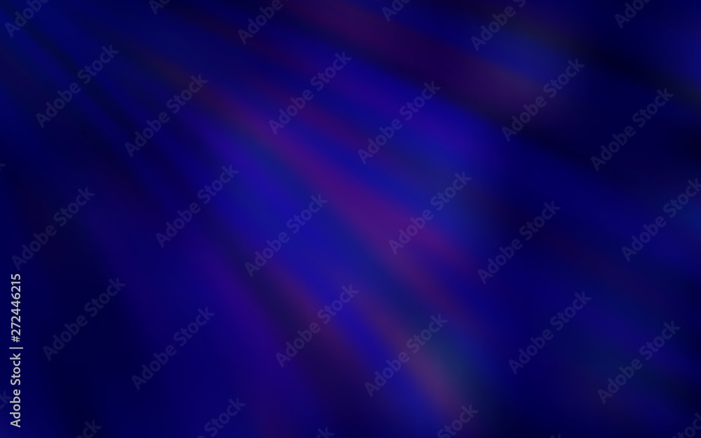 Dark BLUE vector background with stright stripes.