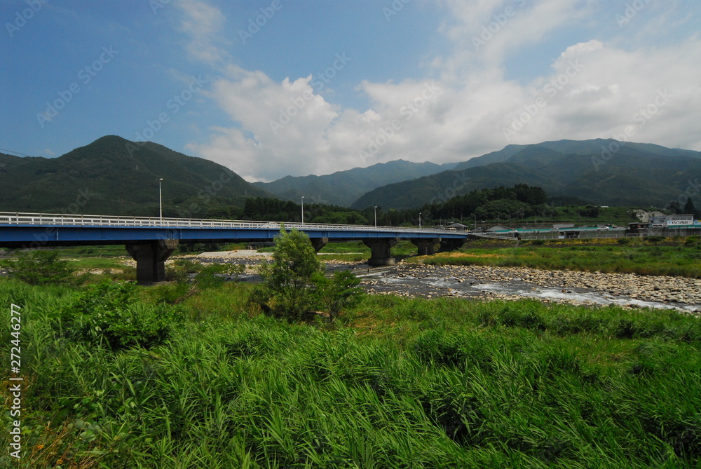 川と河原の風景 川と河原の風景