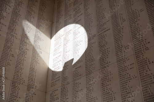 Menin gate memorial wall photo