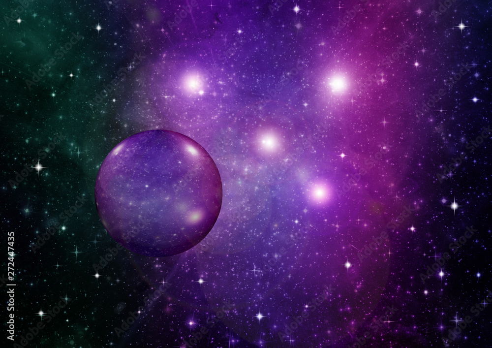 galaxy in a free space. 3D rendering galaxy in a free space. 3D rendering