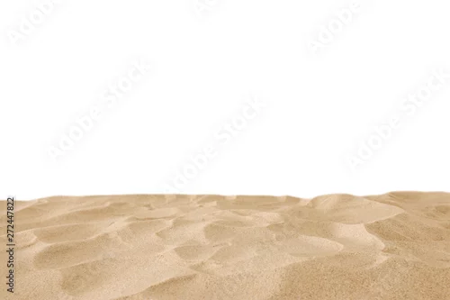 Obraz Pusta piasek plaża przed lata dennym tłem z kopii przestrzenią