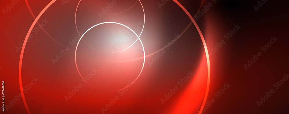 Shiny neon lights, dark abstract background with blurred magic neon light curved lines Shiny neon lights, dark abstract background with blurred magic neon light curved lines