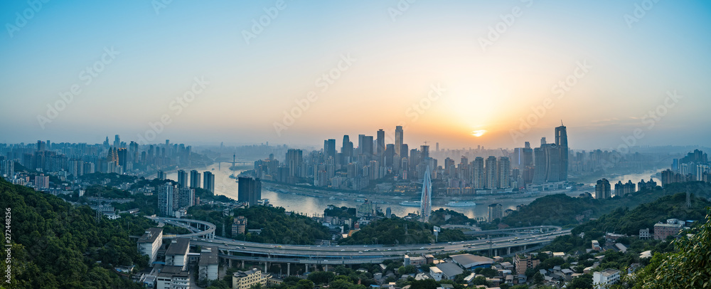 Obraz premium Modern metropolis skyline, Chongqing, China,