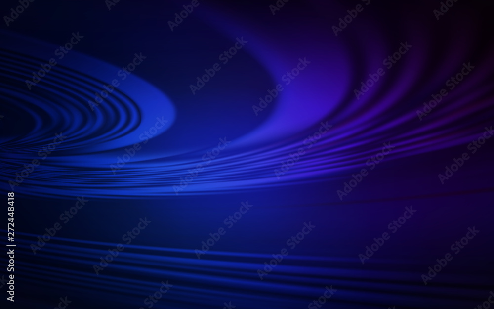 Dark BLUE vector template with bent lines. Dark BLUE vector template with bent lines.