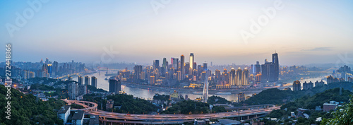 Nowoczesna metropolia, Chongqing, Chiny,